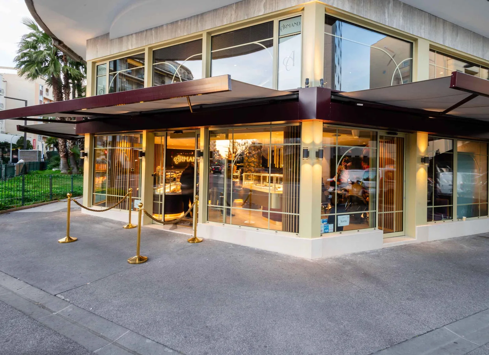Façade de restaurant