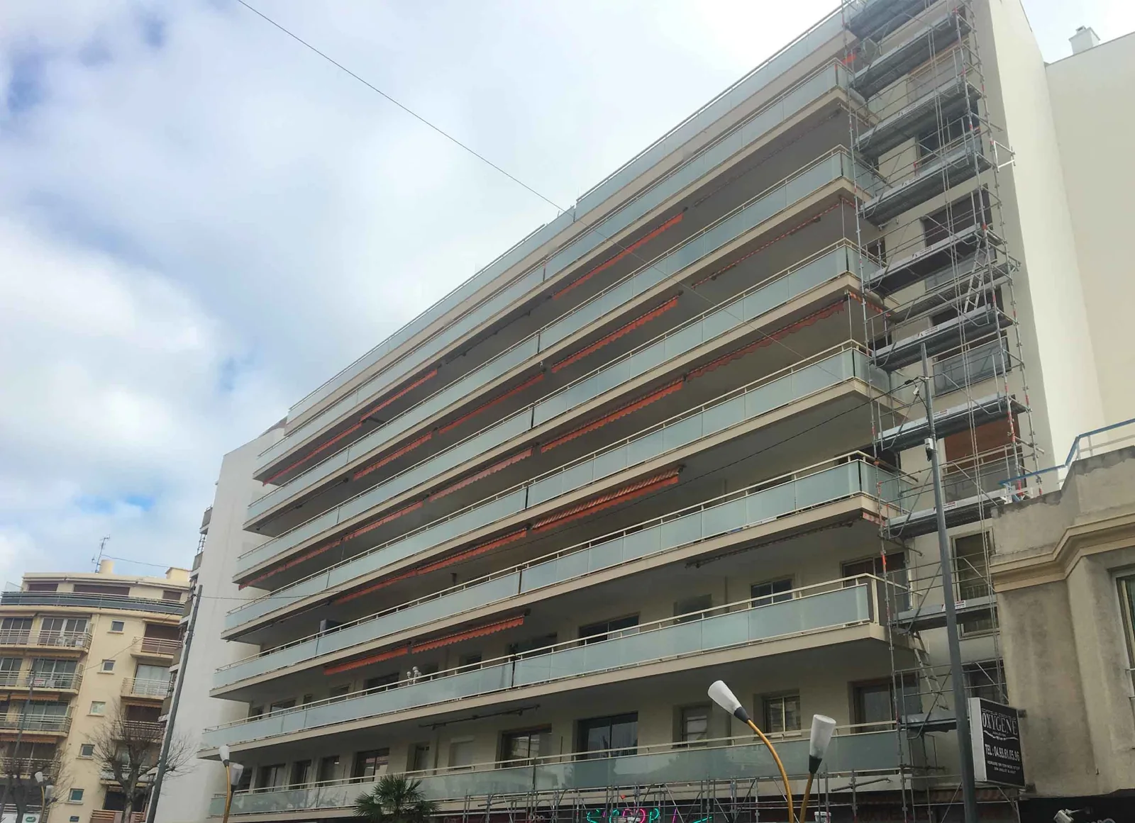 Garde-corps de balcons collectifs