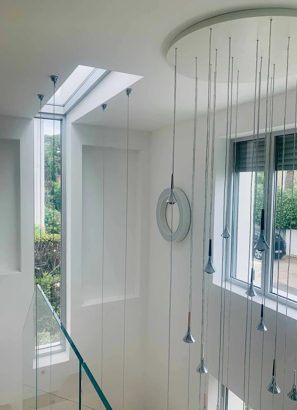 Paroi de douche cintrée