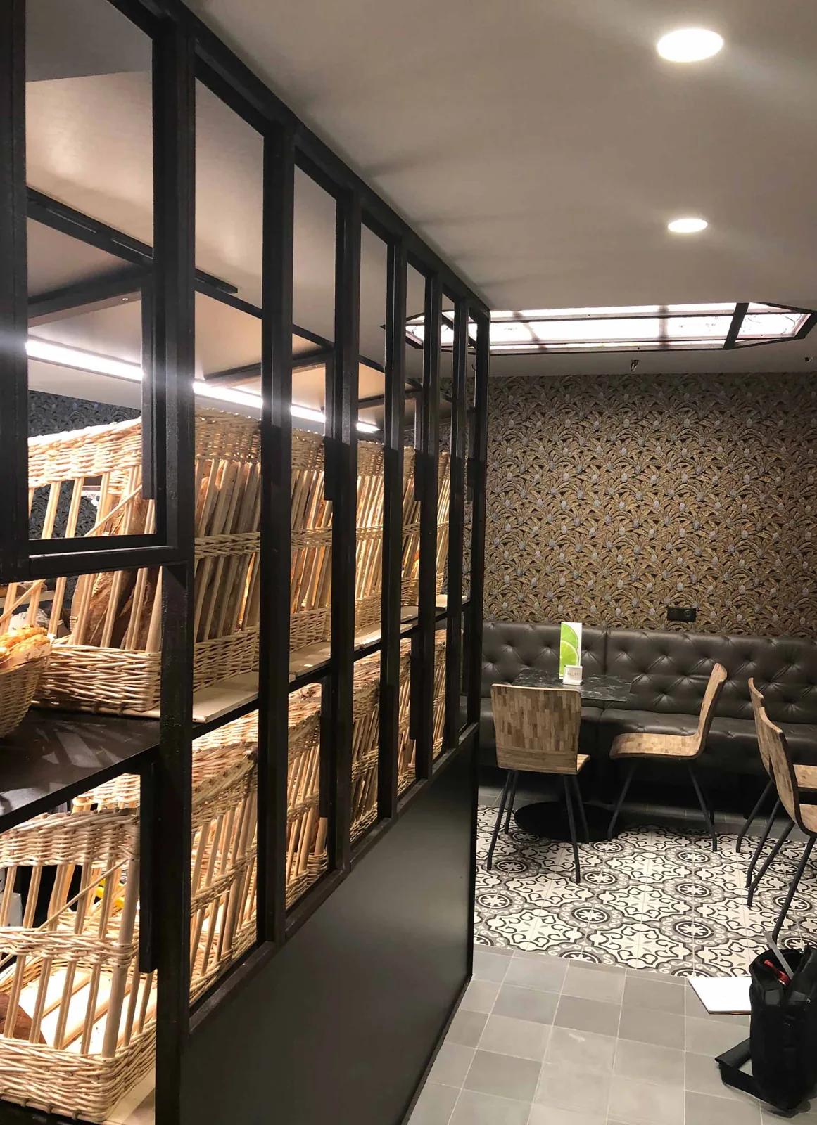 Verrière et cloison de bureaux